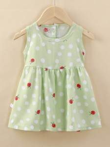 Princess Style Cotton Silk Baby Dress Summer Childrens Skirt Girls Sleep Dress Vest Dress Infant Dress Barababa Clearance Sale