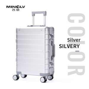 MINGLV | High-end Business All Metal Luggage