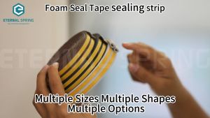 D Type Window Door Self Adhesive Excluder Seal Strip Noise Insulation Anti Collision Weather Strips Rubber