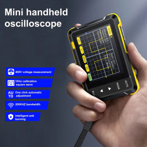 DSO152 Handheld Digital Oscilloscope Portable 400V Voltage Measurement 200KHz Bandwidth 2.5MS/S Real-Time Sampling Rate