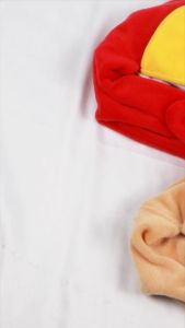 [OMS Babyshop] Topi Boneka Karakter Anak Lucu / Topi Kupluk Bayi Bahan Fleece / Topi Bayi Anak Motif Lucu