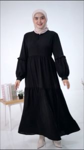 Gamis Polos Gamis Daily Dress Gamis Crinkle Cantik Abaya Gamis Terbaru Gamis Lebaran 2025