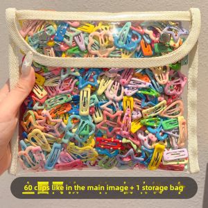 NING ZHOU | Dopamine Color Mini Hair Clips for Children