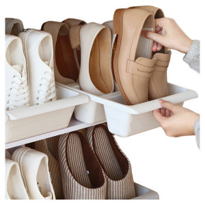 Hộp Đựng Giày Bằng Nhựa Dày Tiết Kiệm Không Gian Phong Cách Ngăn Kéo Cho Tủ Quần Áo/cloakroom Lý Tưởng Cho Tủ Quần Áo Phong Cách Nhật Bản