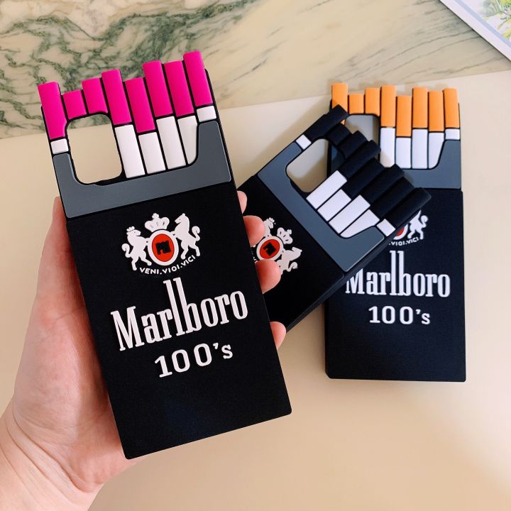 NEW 3D Marlboro Design For Samsung Galaxy A31 Case Soft Silicone Case for  Samsung A31 Case Fashion Soft Rubber Case Cover for SamsungA31 Case Dirt  Resistant & Shockproof Phone Case Pink -