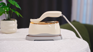 MEEVIDA Steam Iron 1000W Power Dry Steam Dual Use 180° Rotatable Handle Compact Portable Flat ironing