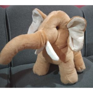 BONEKA GAJAH ELEPHANT DOLL CUTE CANTIK COKLAT SIZE L