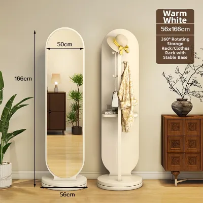 Full Length Standable Moveable Dressing Mirror
