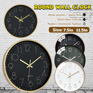 LoviRa Wall Clock Silent Non-Ticking Round Wall Clock Modern Simple Style Fashion Watch