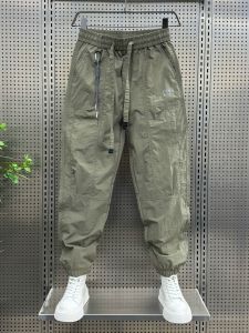 กางเกงลำลองชาย ทรงสลิมฟิตแห้งเร็ว ทรงขากระบอกเล็ก ทรงฮาราจูกุ กางเกงขายาวทรงหลวมสบายๆ สำหรับฤดูร้อน