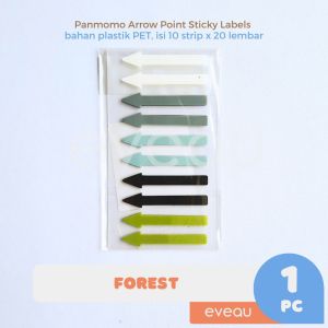 Panmomo Arrow Point Sticky Label Panah Penanda Halaman Isi 200 Lembar