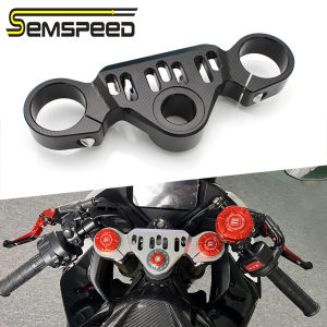 SEMSPEED Motorcycle CNC Front Top Triple Clamp Fork Upper Steering Direction Bracket For CFMOTO 450SR 2022-2024