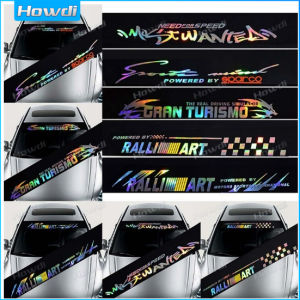 New Laser Letters Auto Car Front Window Windshield Decal Stickers Car Styling