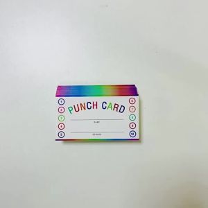 Punch Cards for Classroom 50 Pcs/pack Incentive Behavior Reward Card for Students Teacher Awards