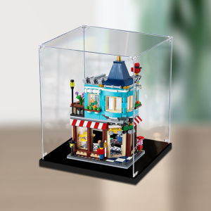 Acrylic Display Case Suitable for Lego 31105 Town Toy Store Figurine Model Storage Box Transparent Dust Cover Toy Display