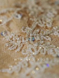 WANGXO | Lace Embroidery Beaded Sleeveless Tank Top