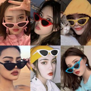 🔥Cc.👍 Fashion PC Hiphop Cat Eye Sunglasses Wiper Shades Aesthetic for Women Eyewear Clout Glasses