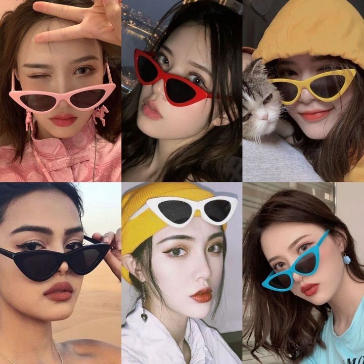 😻 cat eye pictorial 😻 so here it is.. cat eye... 🔥Cc.👍 Fashion trend sunglasses retro cat-eye sunglasses hip-hop hot ...