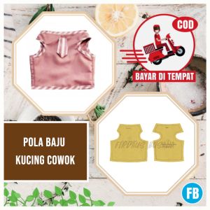 【COD】Pola Baju Kucing Cowok | Pola Instan | Pola Jiplak | Pola Jahitan Lengkap Firdaus Busana