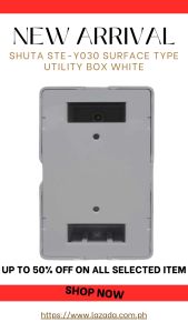 SHUTA STE-Y030 Surface Type Utility Box White (Sold per box-10pcs)