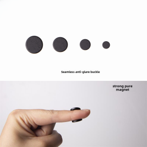 Amian Brand Magnetic Chest Pin Black Iron ment Collar Pin Accessory for Men and Women Perfect for Fixing Clothes