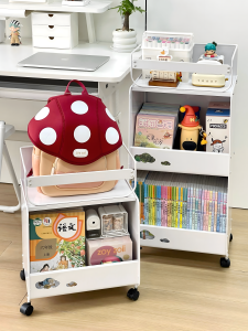 ตู้เก็บของแบบเคลื่อนที่หลายชั้น ตู้เก็บของสำหรับใช้ในบ้าน ตู้เก็บของใต้โต๊ะ ตู้เก็บของสำหรับใส่หนังสือ ตู้เก็บของสำหรับใส่กระเป๋า