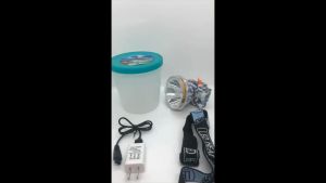 Đèn pin đội đầu siêu sáng pin trâu hiển thị pin T818-812- s50