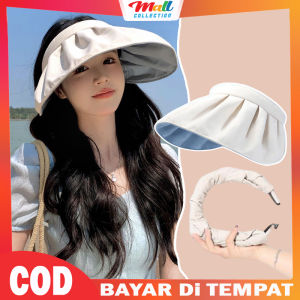 MALL - Topi Visor Lipat Anti UV Bisa Jadi Bando Cantik Style Wanita Korea Kekinian HAT17