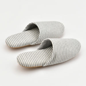 Dép Đi Trong Nhà Bằng Vải Cotton Phong Cách Nhật Bản Giày Lười Đế EVA Có Thể Gập Lại Nhẹ Thoải Mái Mùa Hè 2021 Cho Nam Và Nữ