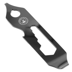 NEOUZA Espresso Wrench Multifunction Portafilter Basket Removal Tool Dual-Head Design Five Wrench Sizes Flathead Screwdriver Bottle Opener Hanging Hole Stainless Steel Home Barista
