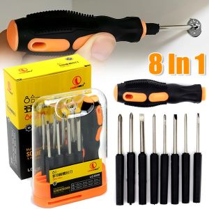 8In1 Precision Multipurpose Screwdriver Set Phillips Torx Magnetic Screw Driver Bit Professional Repair Tool for Mobile Watch