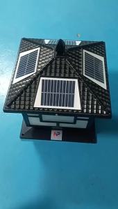 SXH Solar Outdoor Courtyard LED Pillar Lamp Wall Lamp Villa Garden Rural Entrance Waterproof Landscape Decorative Lamp