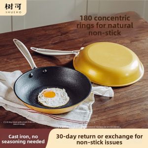 SHUEHO | Non-stick Cast Iron Frying Pan