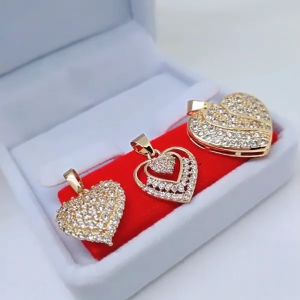 LIontin Permata Wanita Aksesoris Fashion Awet Tahan Lama Anti Karat Cocok Untuk Harian 2