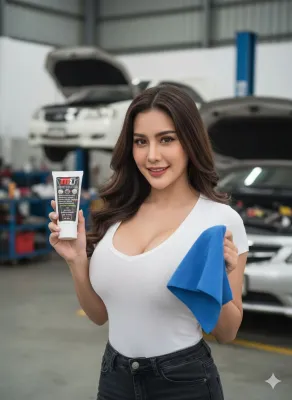 M-1 Scrath Remover น้ำยาขัดลบรอยขีดข่วนรถยนต์ รถมอเตอร์ไซค์ ขัดโคมไฟเหลืองได้ *สูตรใหม่ ผสมเคลือบเงา**สีด้านใช้ไม่ได้**