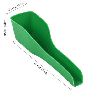 12cm Parrot Feeding Spoon for Bird Cage Plastic Long Handle Bird Food Feeder Tool Food Scoop for Parrots Budgies & Small Birds
