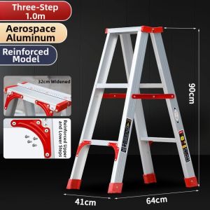 ZHUOLESHI | Aluminum Alloy Reinforced Household Outdoor Engineering Ladder 3m
