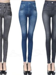 Quần Dài Nữ Cạp Cao Ôm Vừa Vặn Phong Cách Đường Phố Dài Thường Ngày Bằng Vải Cotton Polyester