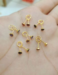 ANTING TOGE BERAT 0.25 GR PERAK LAPIS MAS