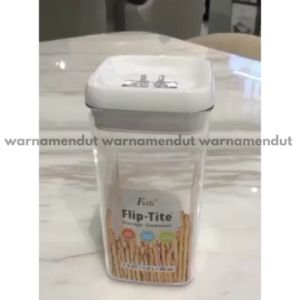 WMO IF9245 Toples makanan kering persegi akrilik dg tutup uk20.3cm