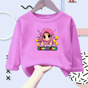 Kaos atasan anak usia 1-12 tahun Hijab Cemerlang