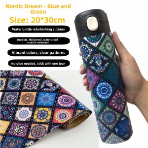 Waterproof DIY Cup Sticker Repair Paint Patch for Thermal Insulation Cups Universal Blemish Cover Cup Sleeve by Guisuh Leather