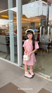 MIHIMIHI Setelan Pakaian Anak Perempuan Usia 1 - 6 Tahun One Set Anak Korean Style