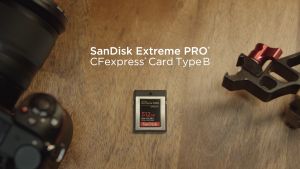 SanDisk Extreme PRO CFexpress Card Type B 256GB (SDCFE-256G-GN4NN) ถ่าย RAW 4K 8K รับประกัน Lifetime โดย Synnex