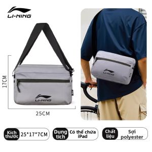 Li-Ning | Túi Đeo Ngực Vải Canvas Dành Cho Đi Làm Lớn