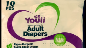 YOULI Breathable Adult Diaper - M/L/XL (100 Pcs) High Absorbency 2000ML Breathable & Ultra Thin