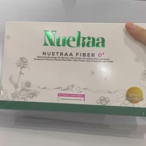 [11.11 SALE] Nuetraa Fiber D+ (12g X 15 Sachets) Minuman Detox – Fiber & Prebiotik Untuk Sembelit Lawas & Buang Toksin dan Bersihkan Usus