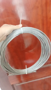 Dây cáp thép mạ kẽm Ø [ 5mm ]  (Giá/ 1 mét dây)