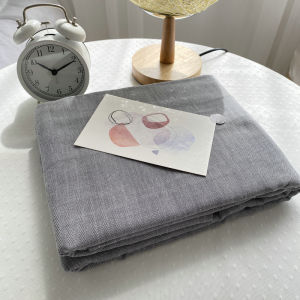 Tấm Lót Giường Cotton Nguyên Chất Mềm Mại Họa Tiết Gân Cừu Cho Mùa Hè Tấm Lót Giường Đơn Đôi Cho Ký Túc Xá Và Phòng Ngủ