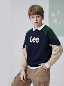 Lee | Áo Hoodie Trẻ Em Màu Đốm Phong Cách Dễ Dàng Thoáng Mát Cho Mùa Thu